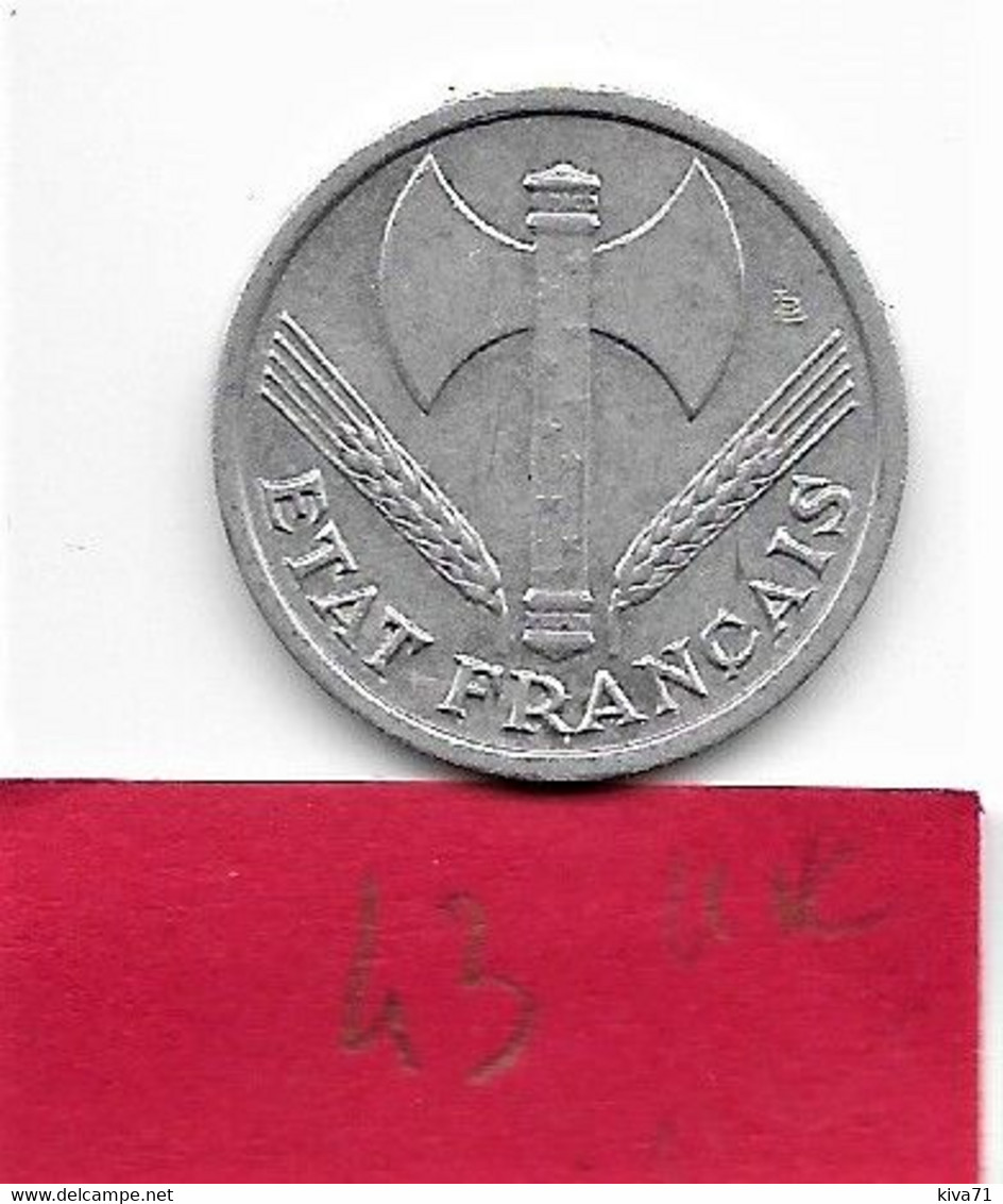 1 Franc  " Bazor 1943  SPL/UNC - 1 Franc
