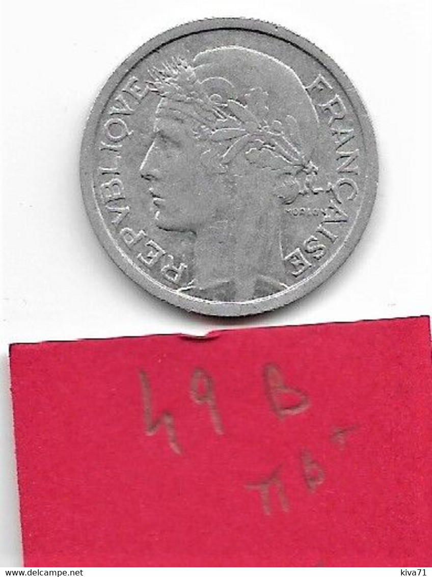 1 Franc  " Morlon " 1949 B  TTB+ - 1 Franc