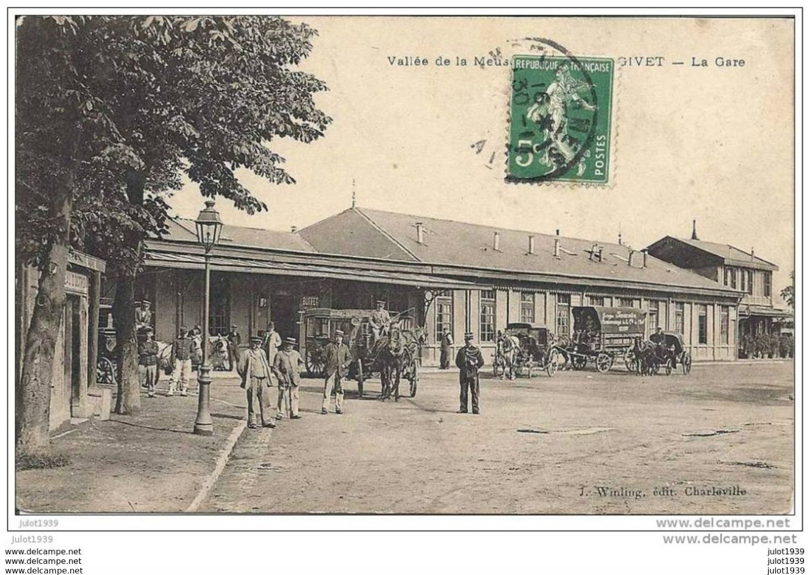 CHASSEPIERRE ..-- GIVET ..-- GARE . 1907 Vers CHASSEPIERRE ( Mr Mme RENAULT ) . Voir Verso . - Florenville