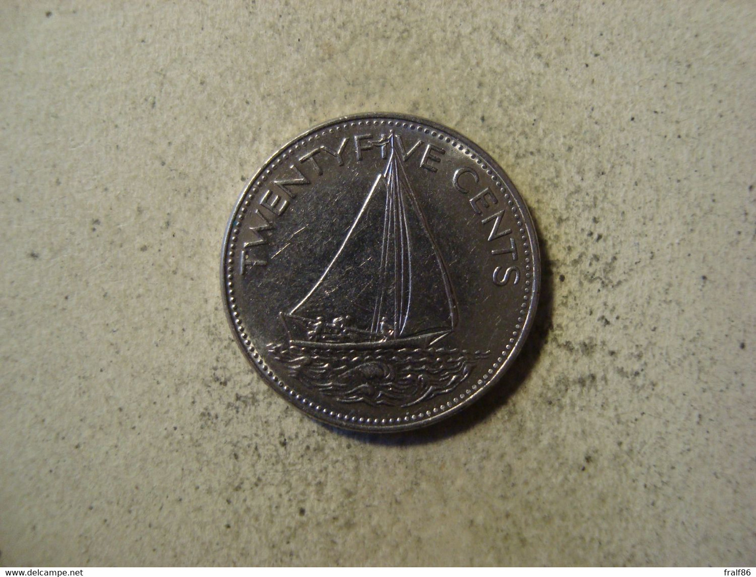 MONNAIE BAHAMAS 25 CENTS 1985 - Bahamas