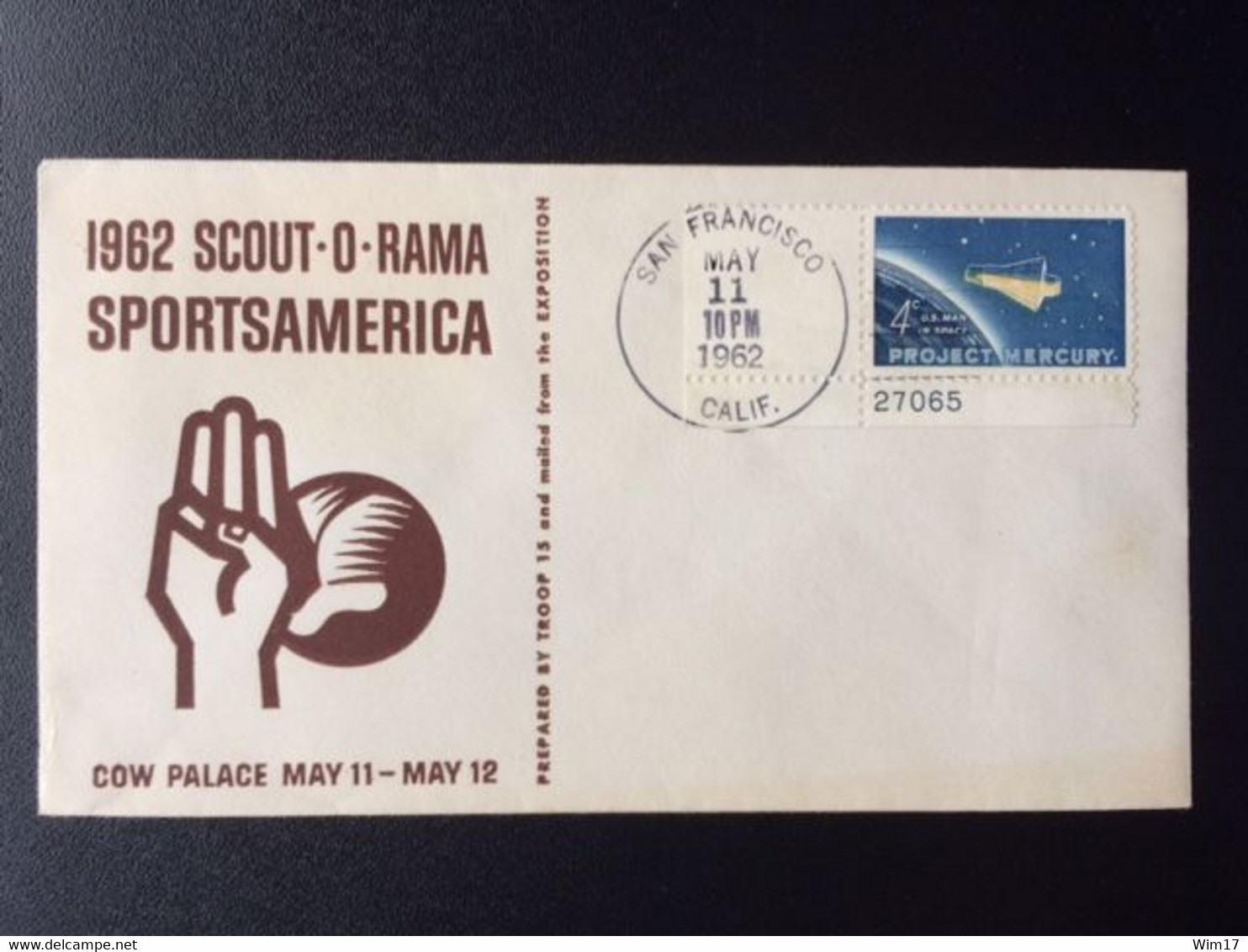 UNITED STATES USA 1962 COVER SCOUT-O-RAMA VERENIGDE STATEN AMERICA SCOUTING - 1961-80