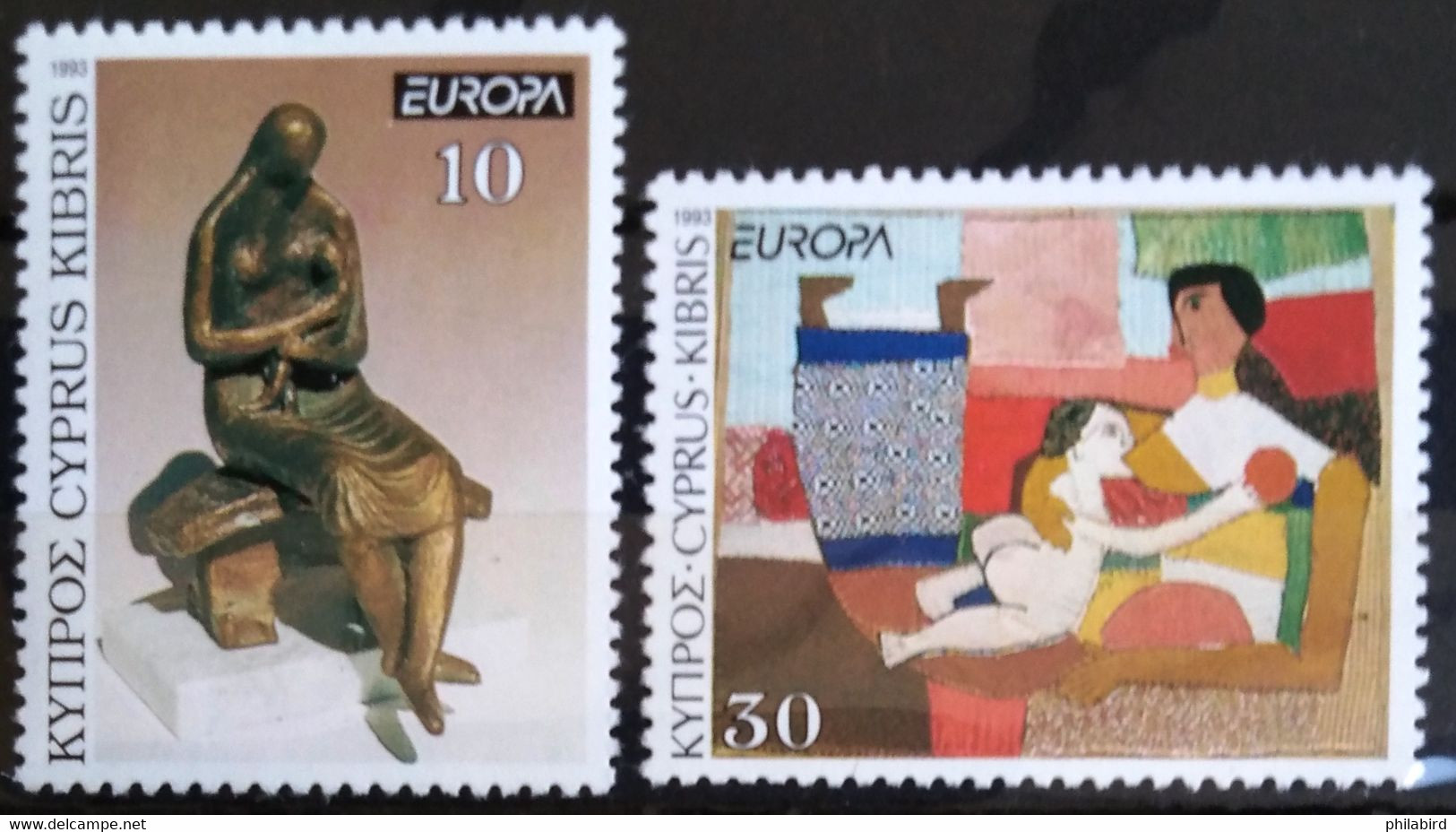 EUROPA 1993 - CHYPRE                    N°  804/805                        NEUF** - 1993