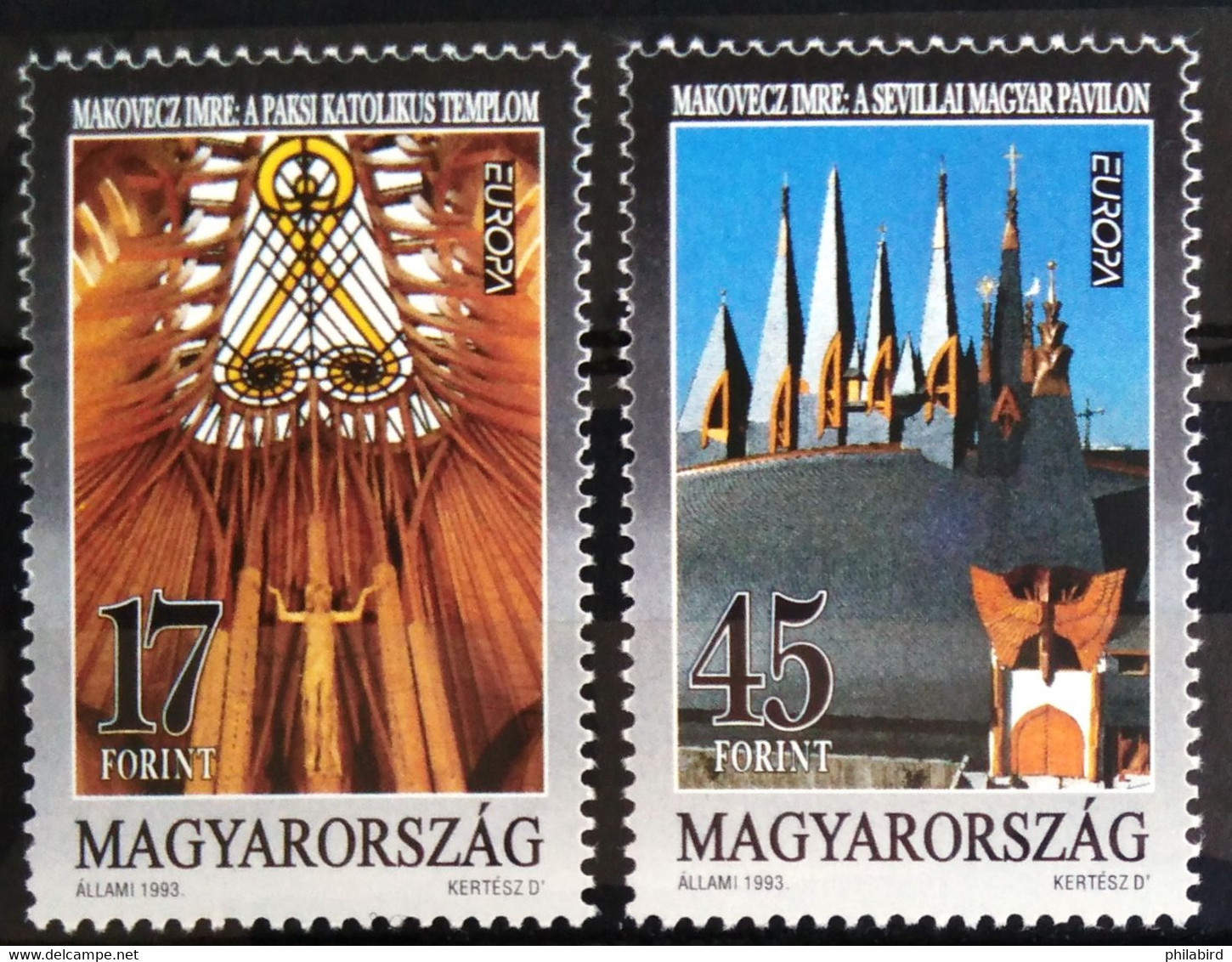 EUROPA 1993 - HONGRIE                    N°  3411/3412                        NEUF** - 1993