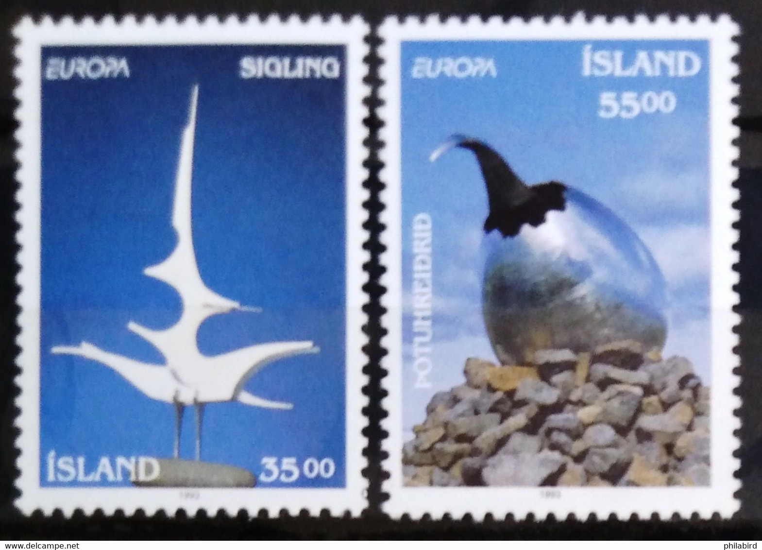 EUROPA 1993 - ISLANDE                    N°  739/740                        NEUF** - 1993