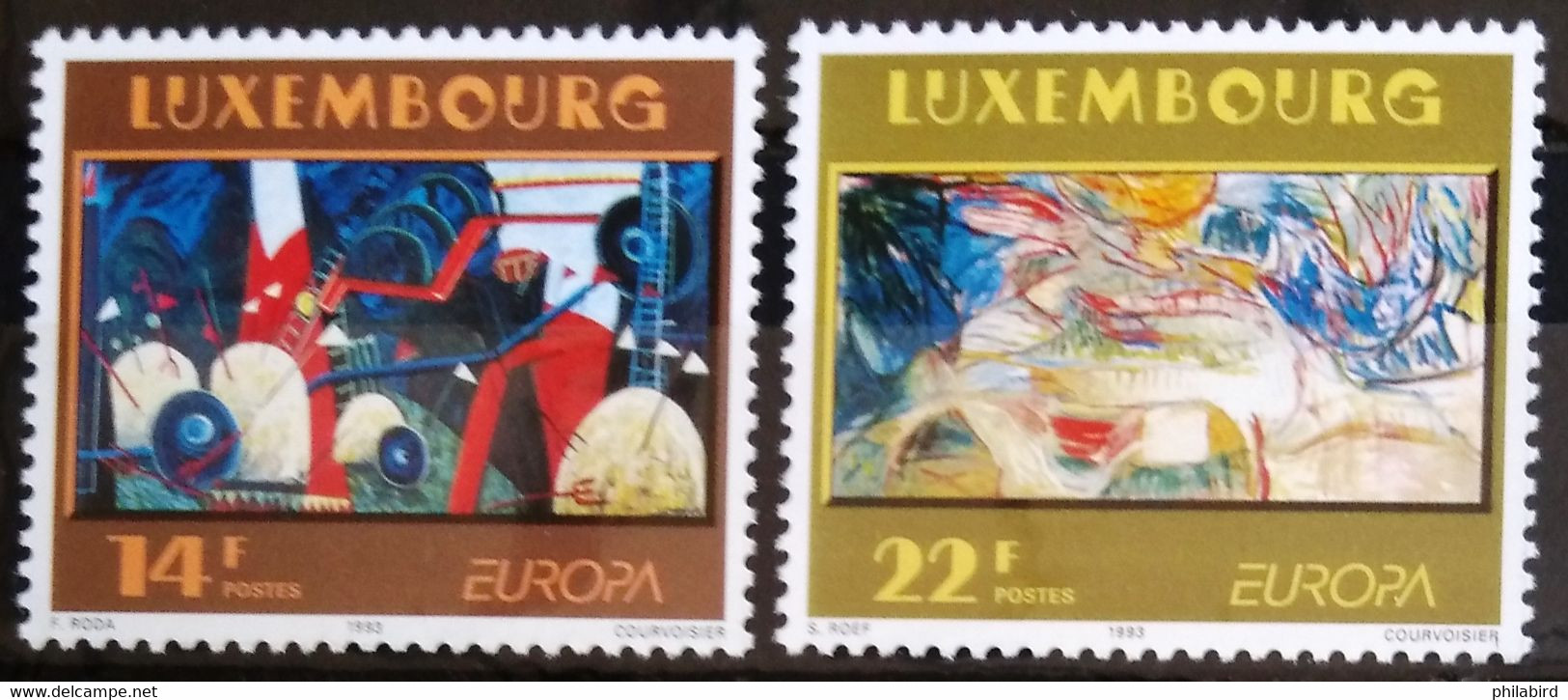 EUROPA 1993 - LUXEMBOURG                    N°  1268/1269                       NEUF** - 1993