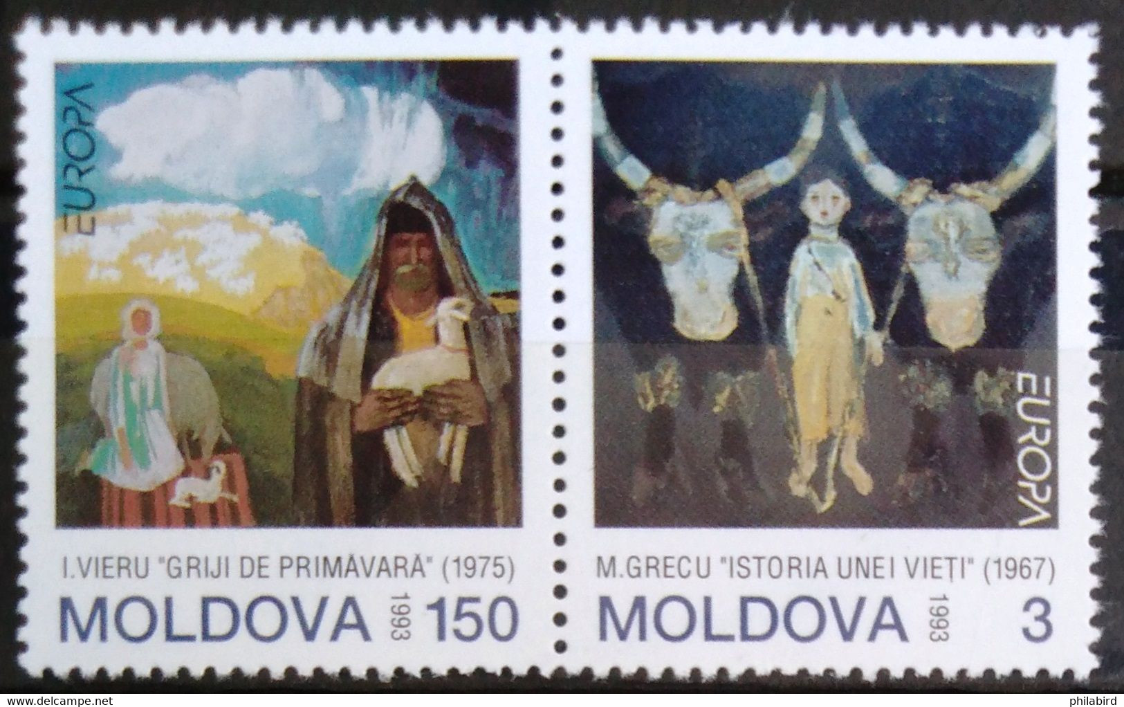 EUROPA 1993 - MOLDAVIE                    N°  83/84                       NEUF** - 1993