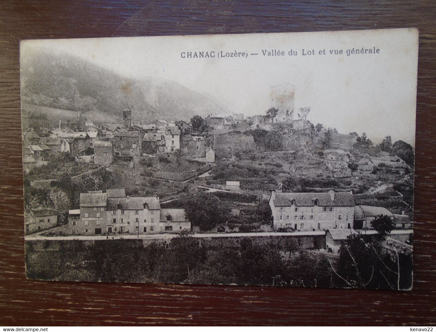 Carte Assez Rare à Ce Prix De Départ , Chanac , Vallée Du Lot Et Vue Générale - Chanac