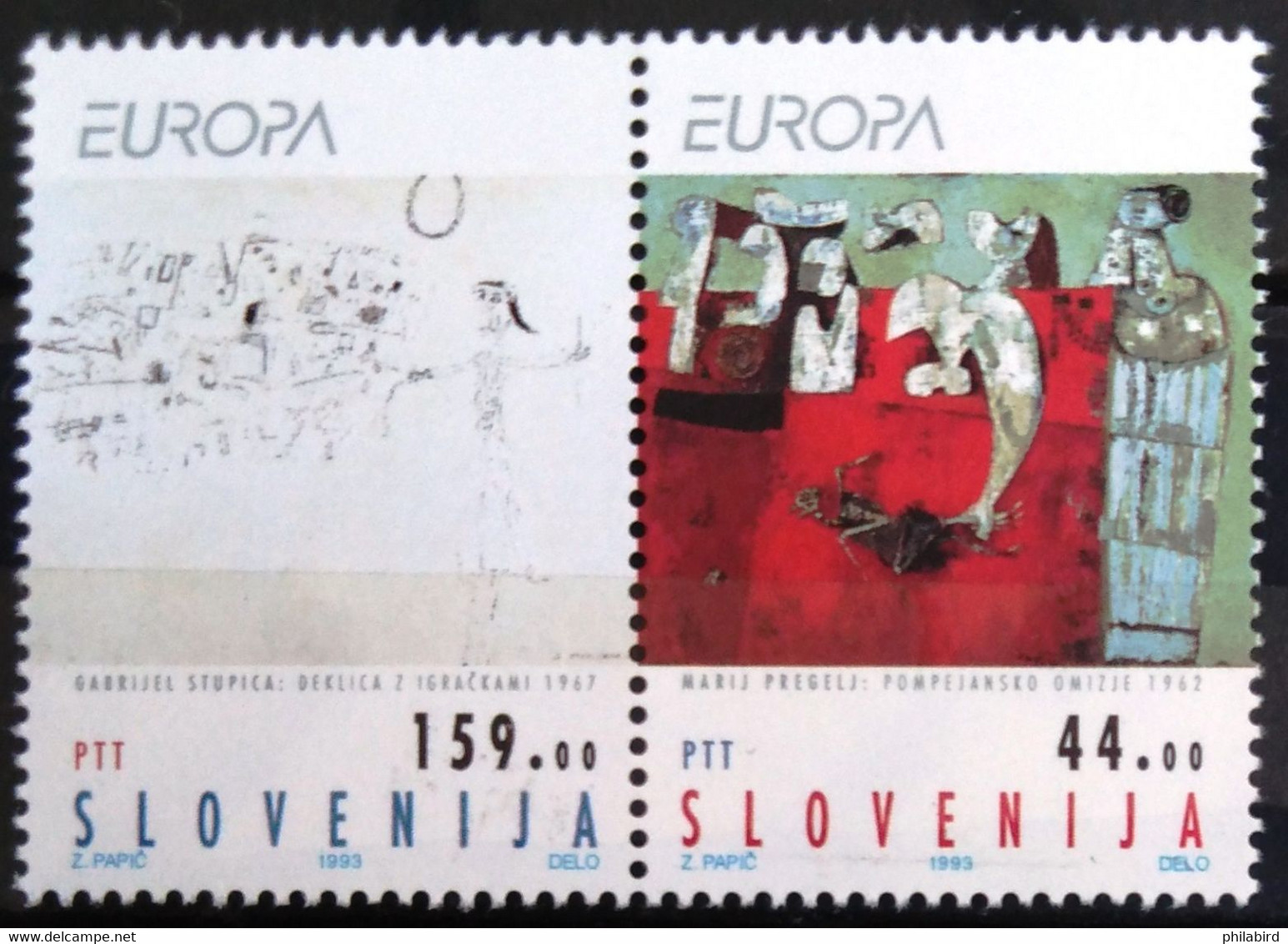 EUROPA 1993 - SLOVENIE                  N° 46/47                      NEUF** - 1993