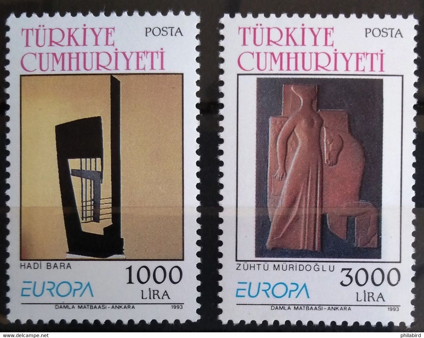 EUROPA 1993 - TURQUIE                 N° 2732/2733                      NEUF** - 1993