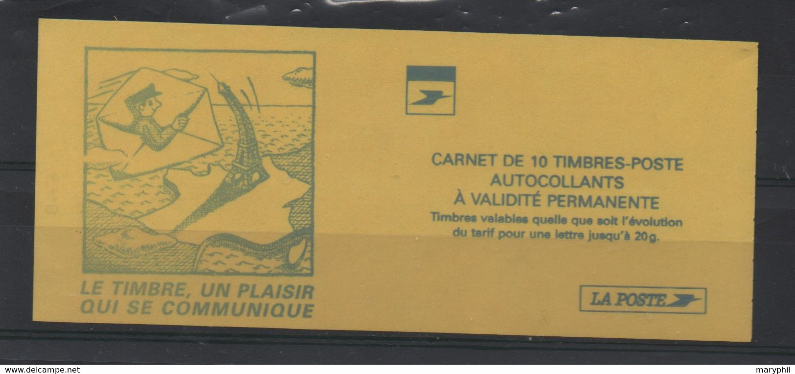 LOT 441- FRANCE CARNET N° 3085-  C3f  - TYPE I  - BANDE DE PHOSPHORE DECALEE   - Cote 75,00€ - Carnets