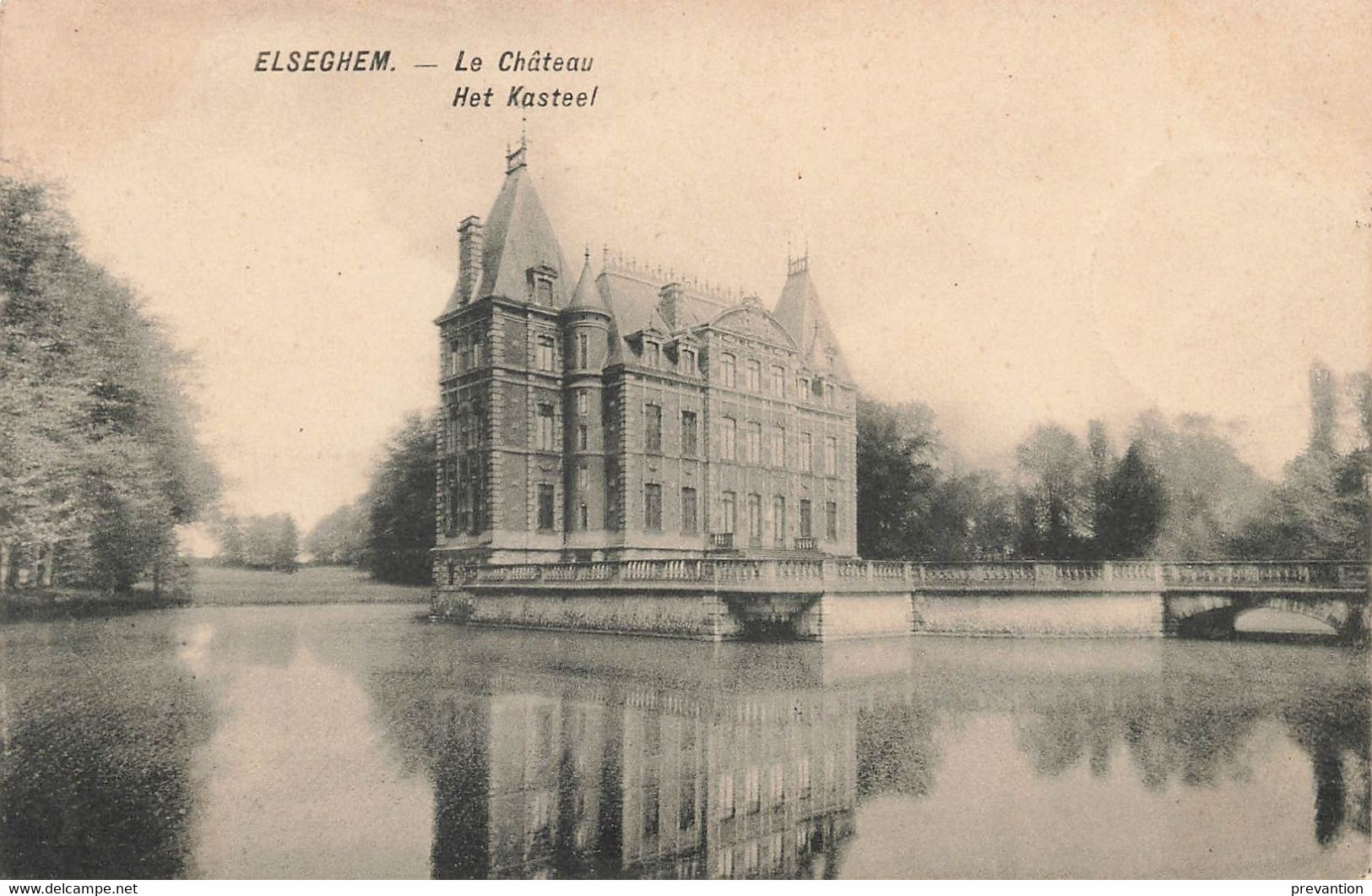 ELSEGHEM - Le Château - Het Kasteel - Carte Crculé En 1912 - Wortegem-Petegem