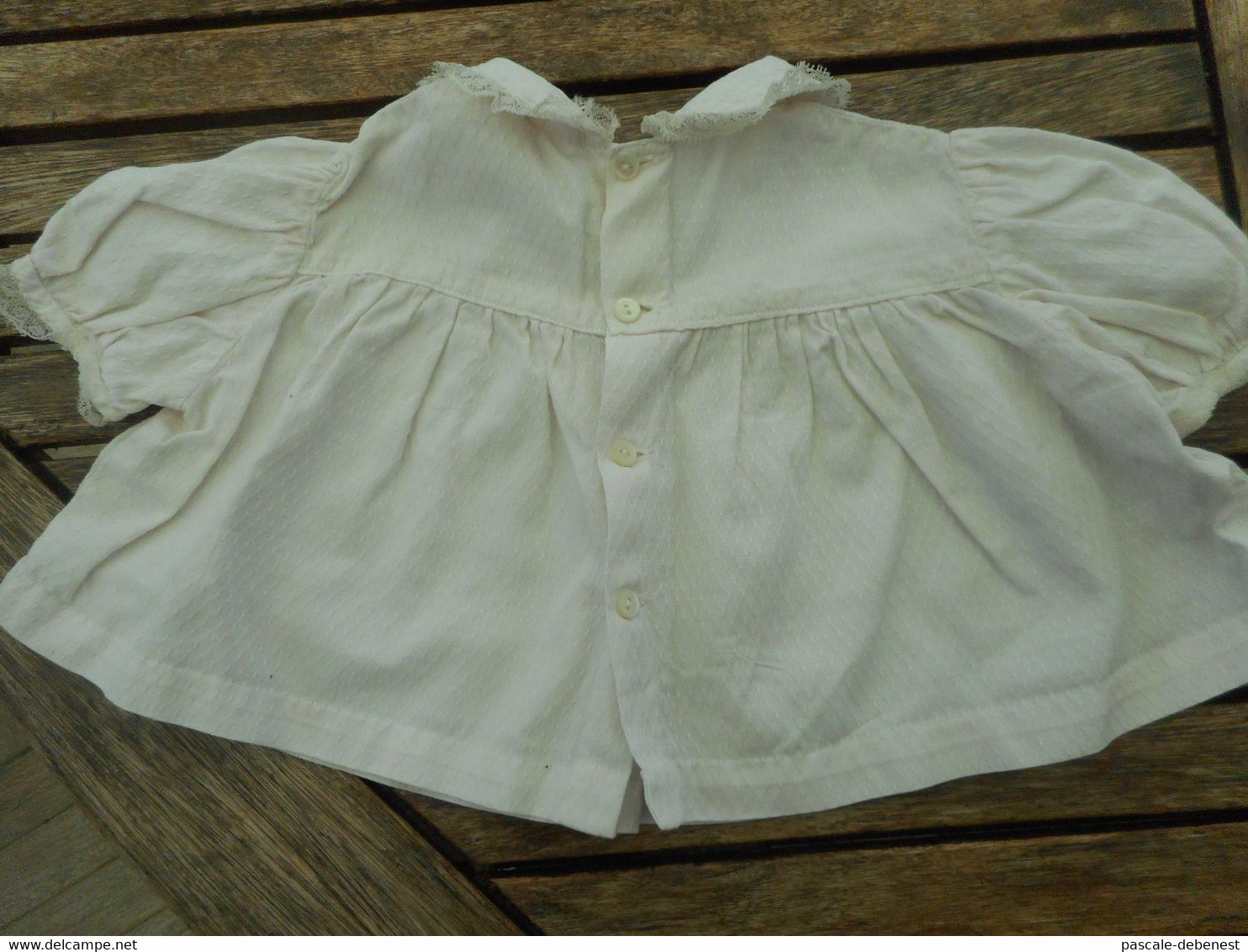 Robe Blanche Bébé 6 Mois - 1940-1970