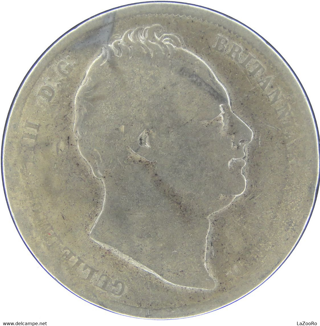 LaZooRo: Great Britain 1/2 Crown 1834 G - Silver - K. 1/2 Crown