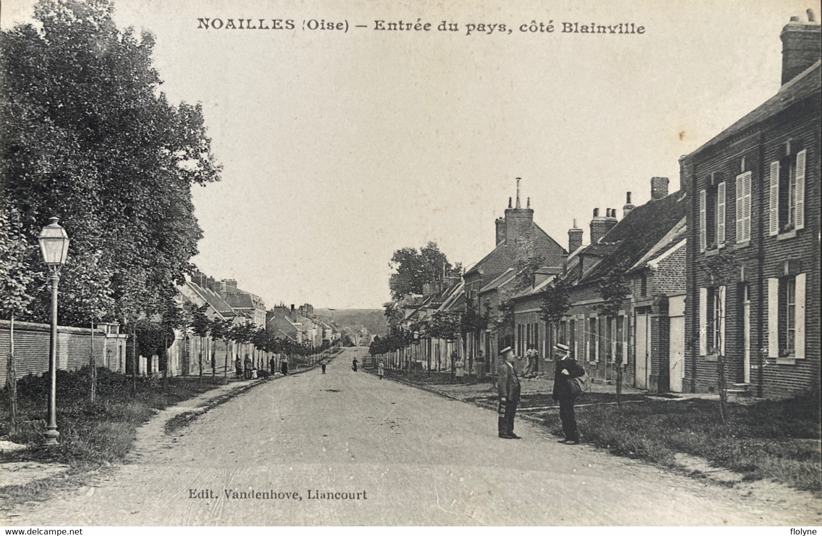 Noailles - Route De L’entrée Du Village , Côté Blainville - Noailles