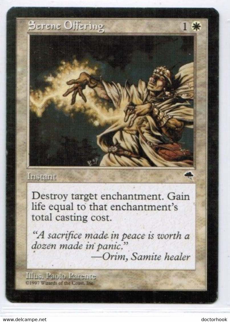 MAGIC The GATHERING  "Serene Offering"---TEMPEST (MTG--148-1) - Other & Unclassified