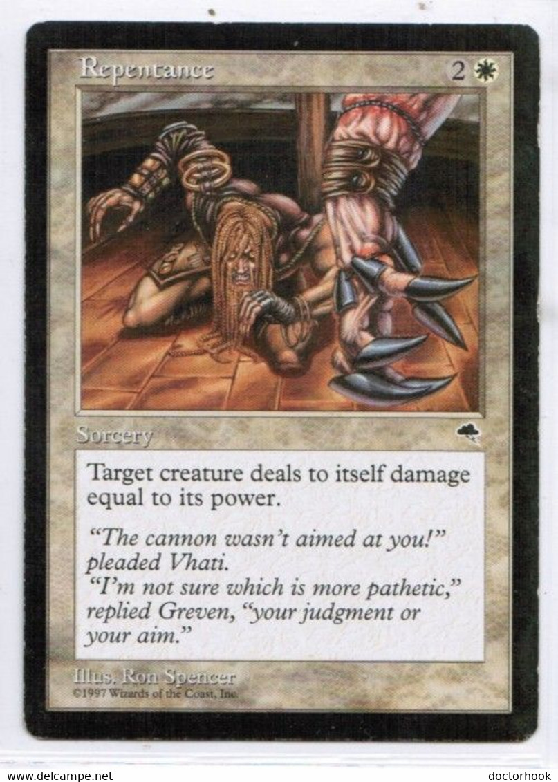 MAGIC The GATHERING  "Repentance"---TEMPEST (MTG--148-3) - Other & Unclassified