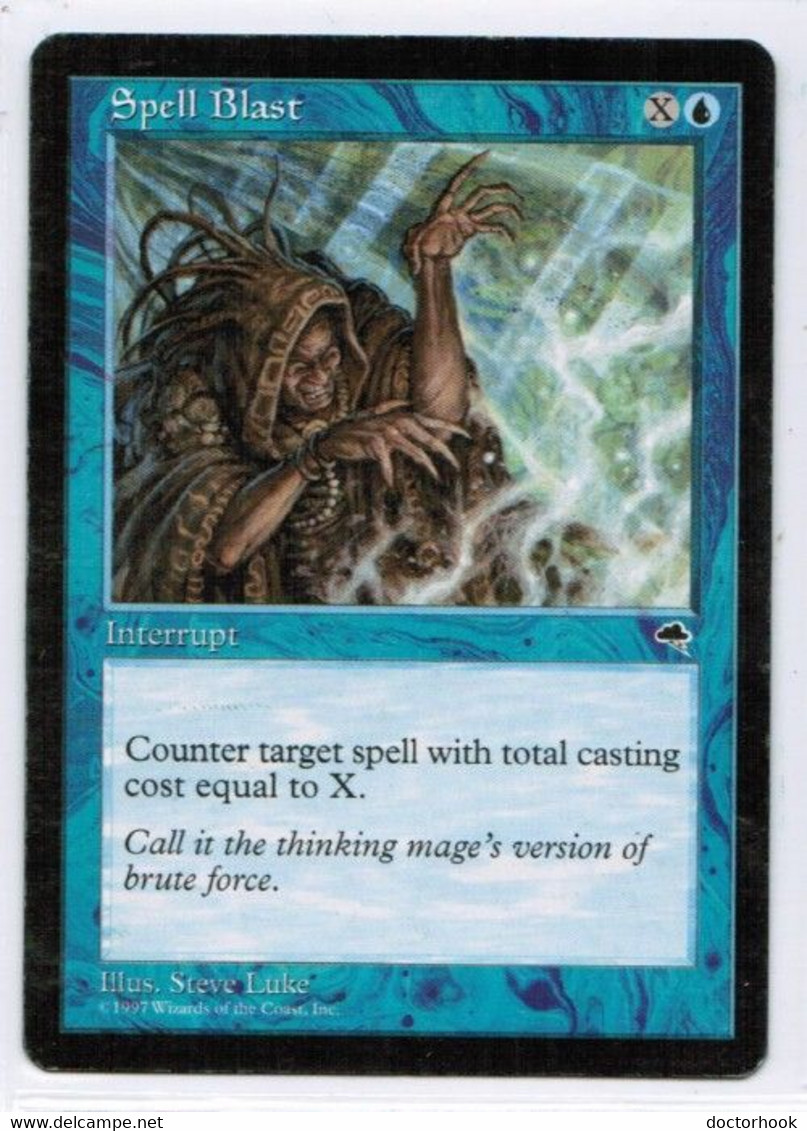 MAGIC The GATHERING  "Spell Blast"---TEMPEST (MTG--148-4) - Sonstige & Ohne Zuordnung