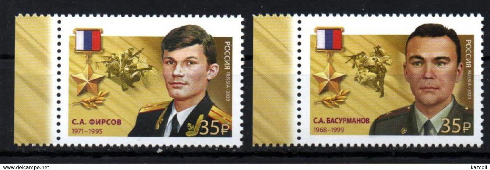 Russia 2020. Heroes Of Russia. MNH - Neufs