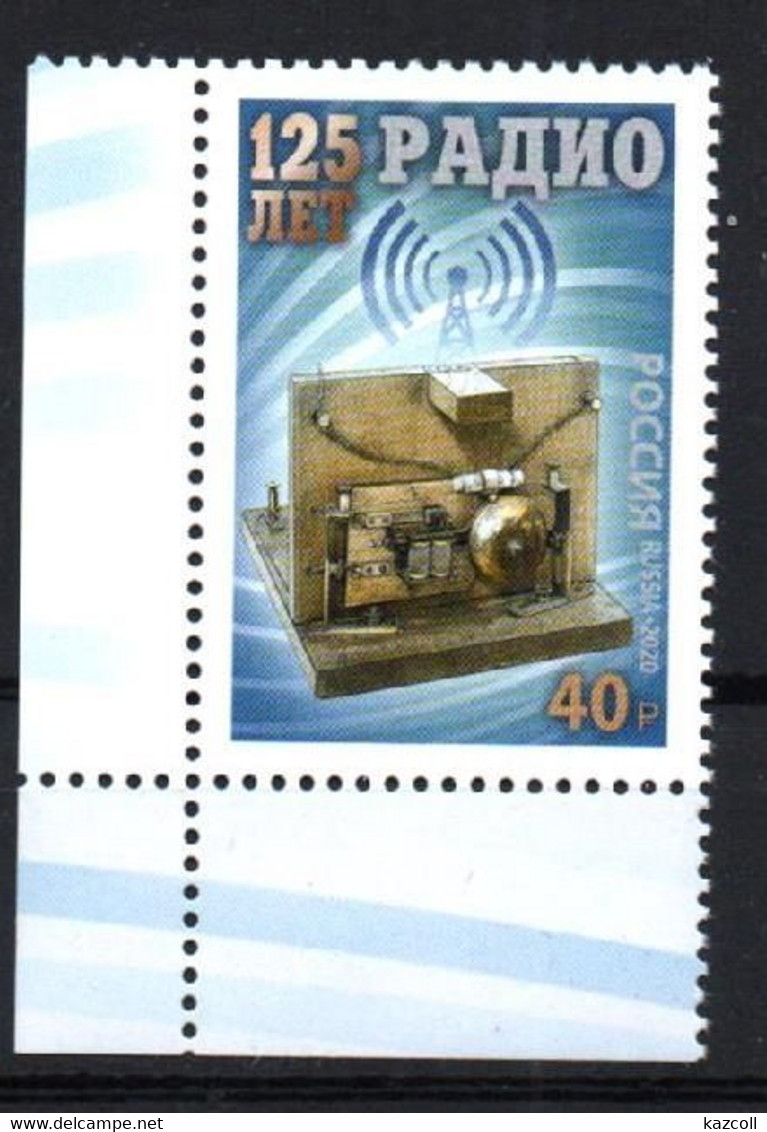 Russia 2020. 125th Anniversary Of Invention Of The Radio. MNH - Nuevos