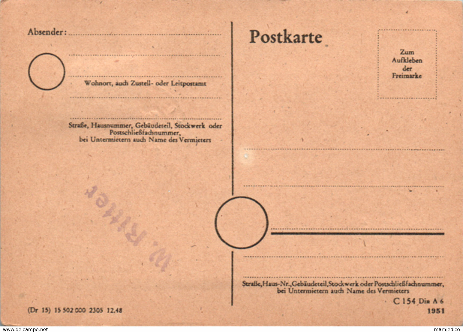 ALLEMAGNE 25 Cartes Commémoratives De Diverses Villes. Scans Rectos + Les Versos Imprimés. Parfait état. - Sammlungen & Sammellose