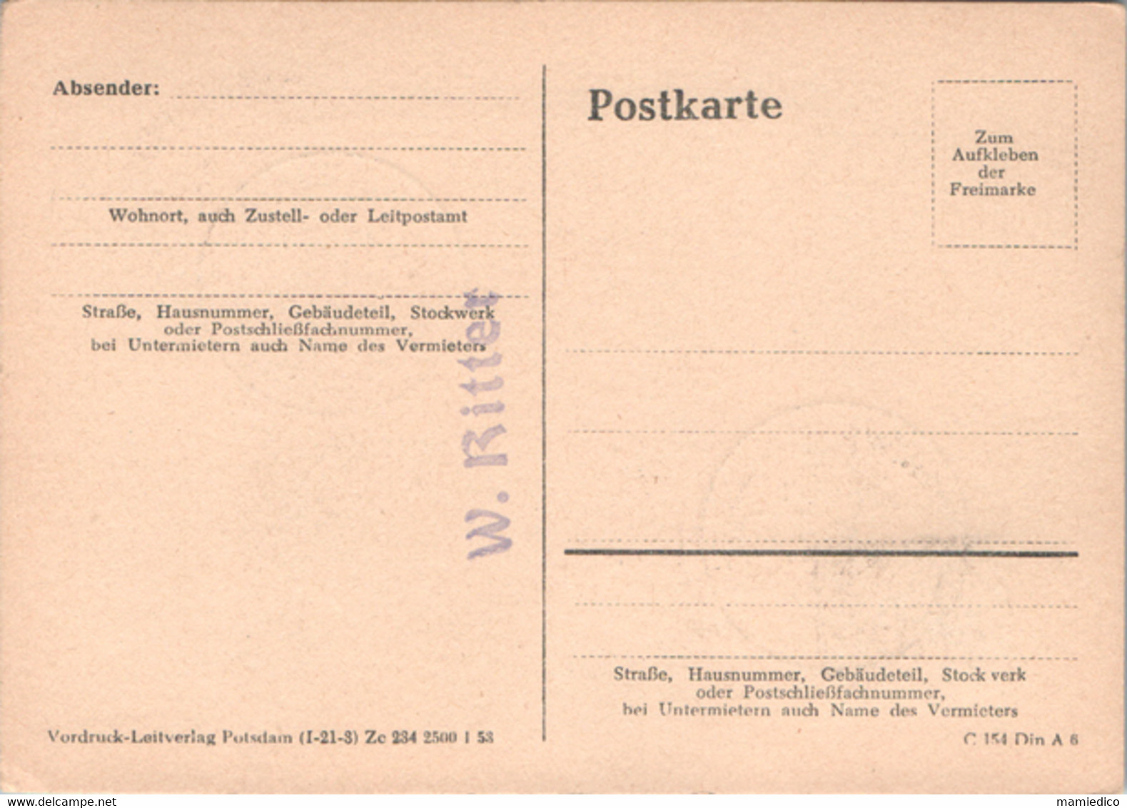 ALLEMAGNE 25 Cartes commémoratives de diverses villes. Scans rectos + les versos imprimés. Parfait état.