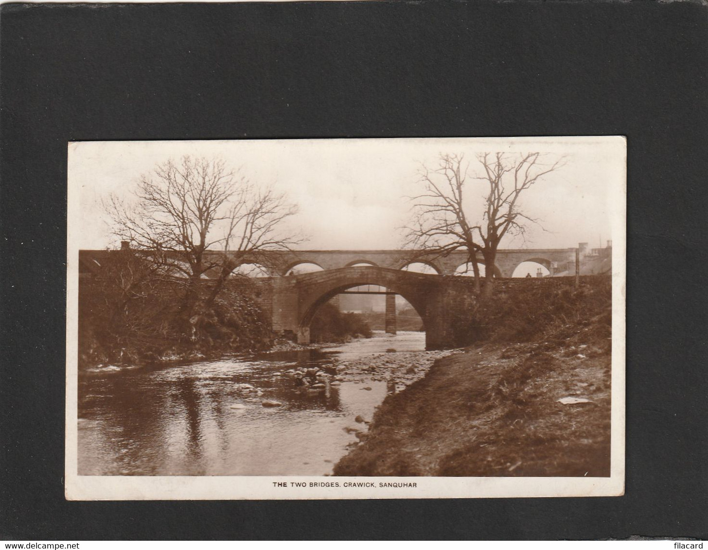 109061       Regno  Unito,   The  Two Bridges,  Crawick,  Sanquhar,  VG  1937 - Dumfriesshire
