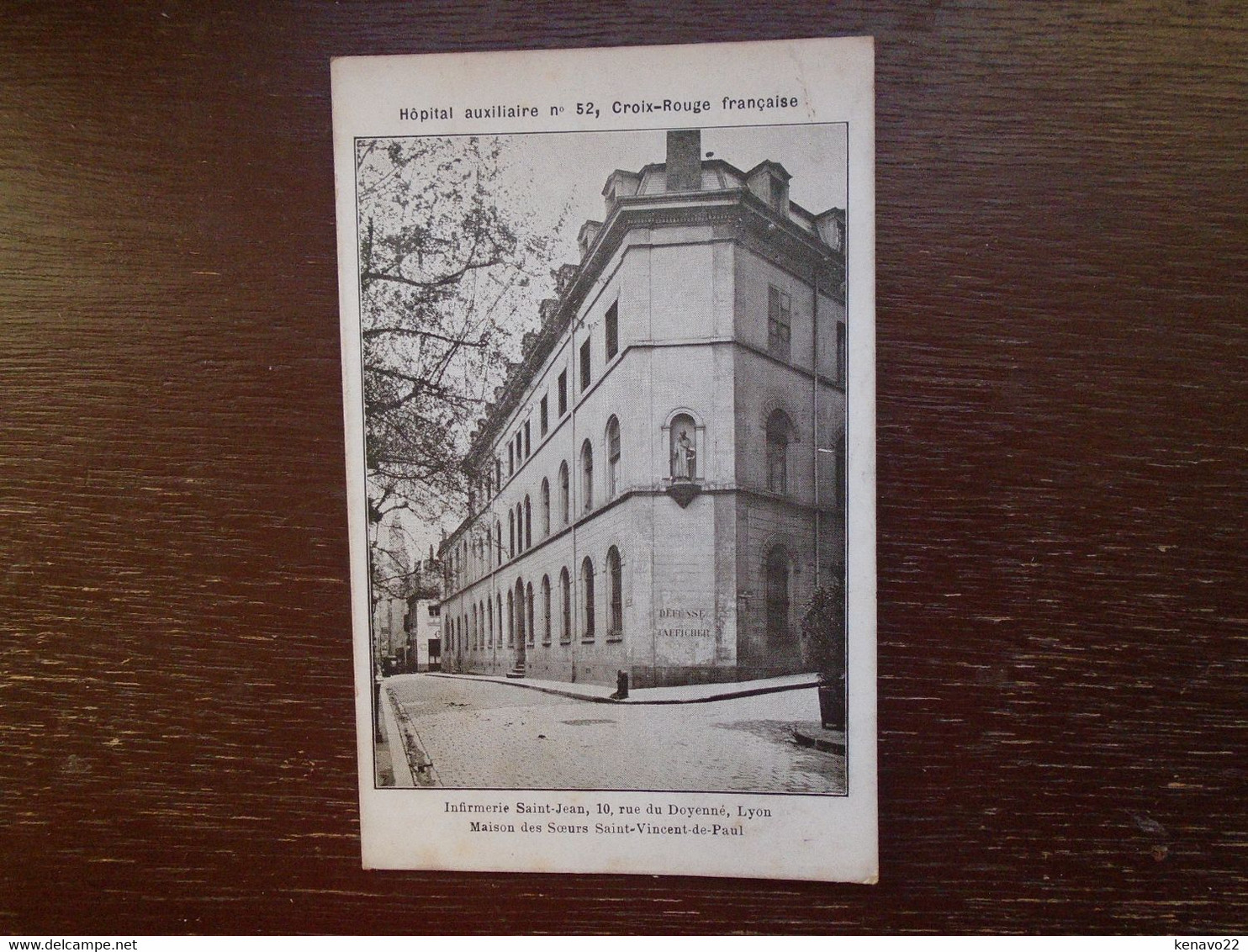 Lyon , Hôpital Auxiliaire N° 52 , Croix Rouge Française , Infirmerie Saint-jean 10 Rue Du Doyenné - Otros & Sin Clasificación