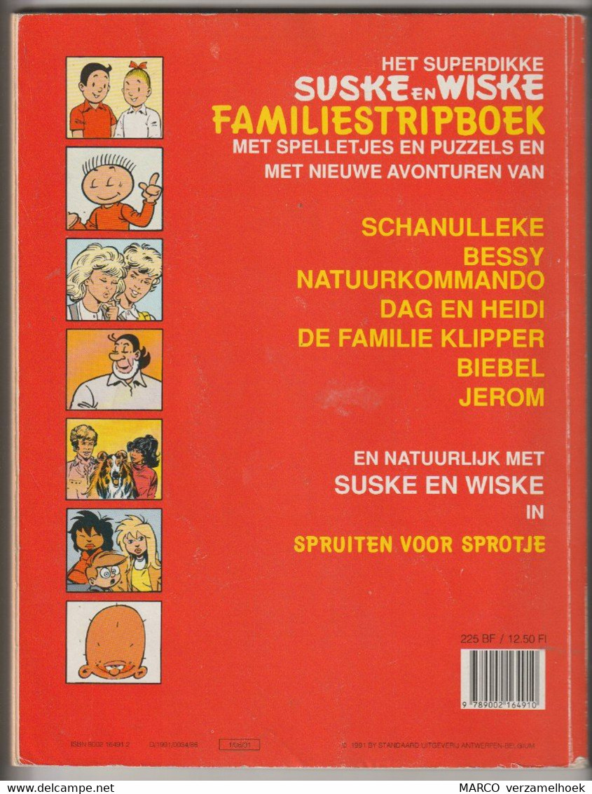 Suske En Wiske Familiestripboek Standaard Uitgeverij 1991 Willy Vandersteen - Suske & Wiske