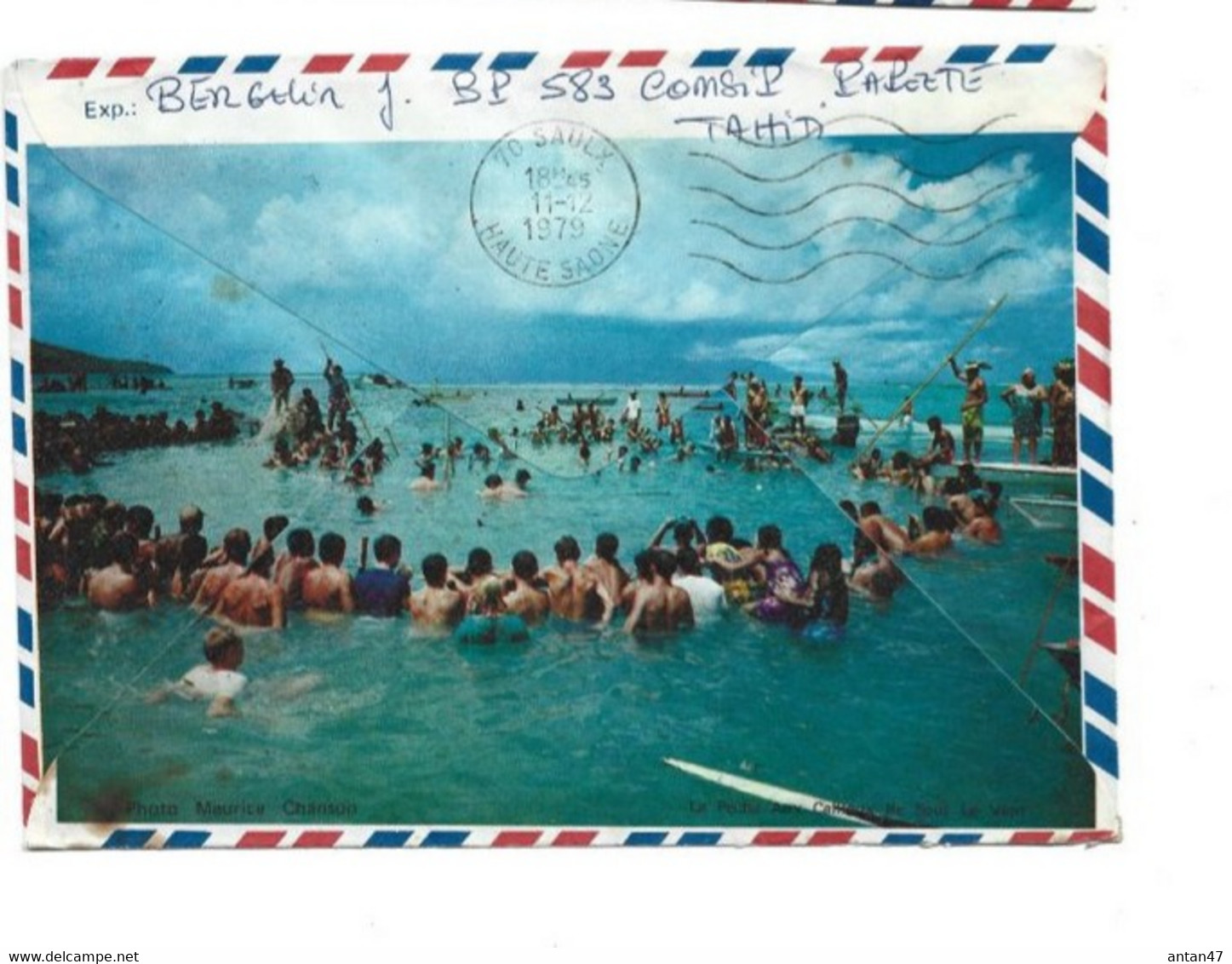 Enveloppe Illustrée 1979 Avec Courrier / Océanie TAHITI / PIRAE / PAPEETE - Tahiti