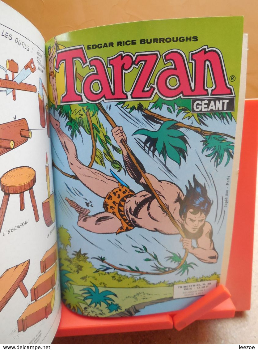 BD TARZAN GEANT N°2, Recueil (56 à 58) Album Fantaisies, SAGEDITION.....................4B...2022 - Tarzan