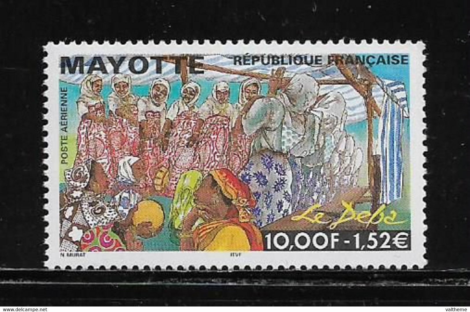 MAYOTTE ( FRMAY - 442 )  1999  N° YVERT ET TELLIER  N° 4   N** - Poste Aérienne