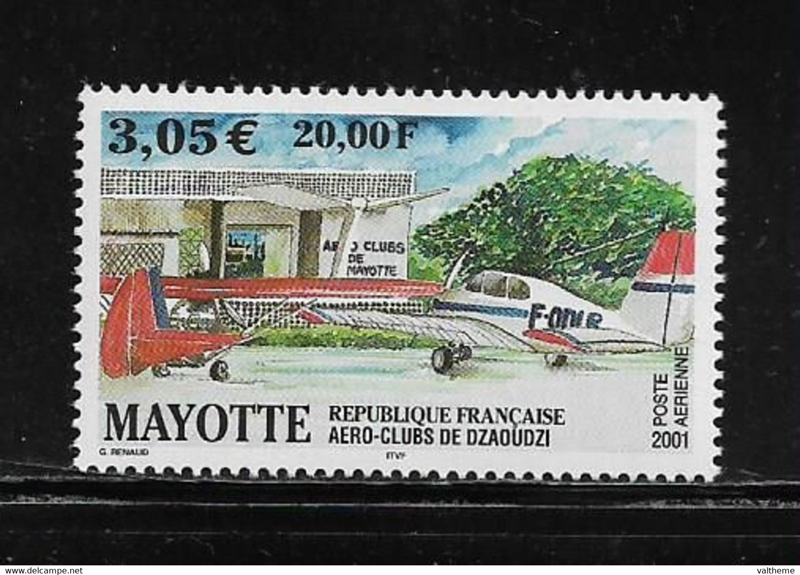 MAYOTTE ( FRMAY - 443 )  2001  N° YVERT ET TELLIER  N° 5   N** - Airmail