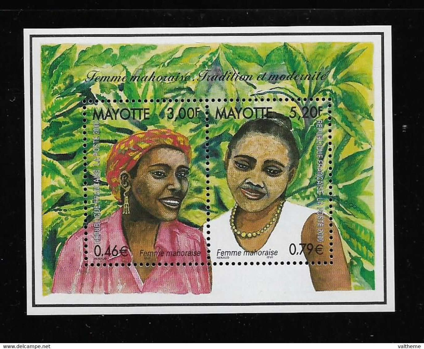 MAYOTTE ( FRMAY - 448 )  2000  N° YVERT ET TELLIER  N° 3   N** - Blocs-feuillets