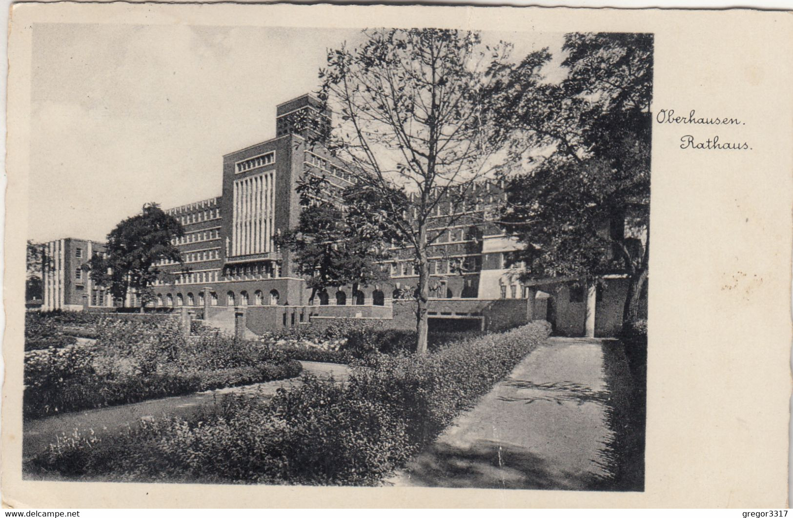 A8130) OBERHAUSEN - RATHAUS - Alte AK 13.5.1935 - Oberhausen