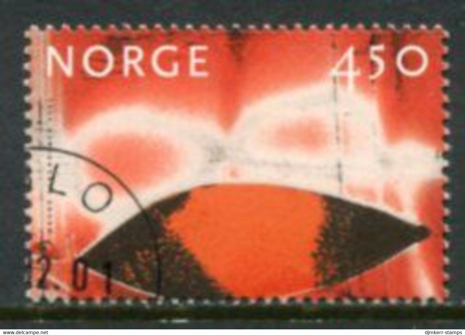 NORWAY 2001 Valentine's Day Used.  Michel 1379 - Gebraucht