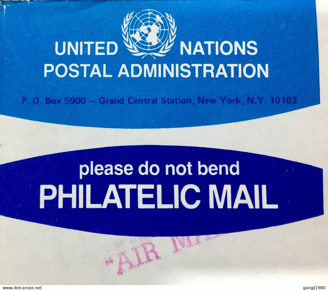 UNITED NATION 2003, FRONT ONLY WITH 5 DIFFERENT STAMPS USED TO SCOTLAND FLAG OF SENEGAL, PERU ,SWEDEN,CANADA COUNTRIES, - Lettres & Documents