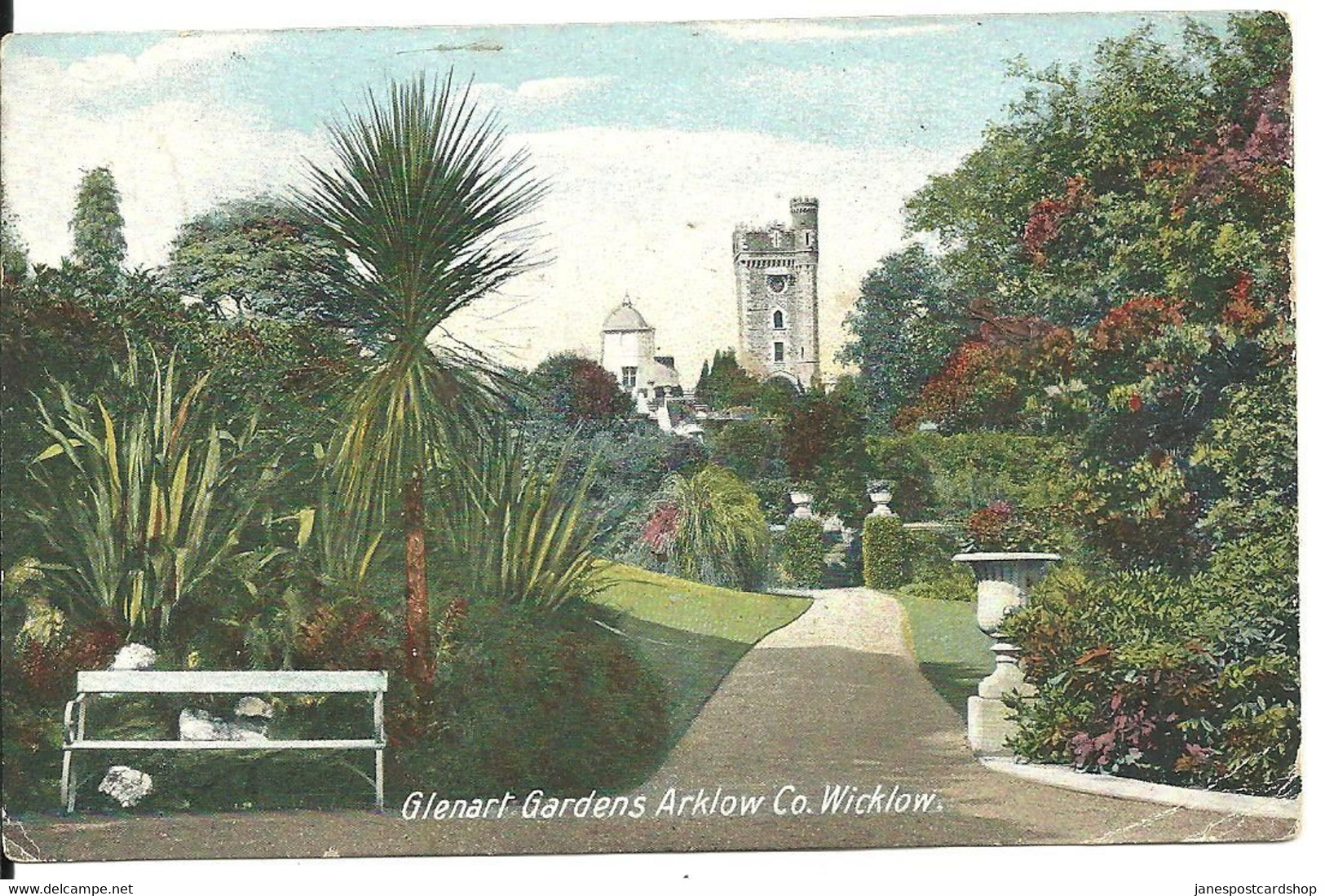 GLENART GARDENS - ARKLOW - COUNTY WICKLOW - IRELAND - POSTALLY USED FROM BRAY - Wicklow