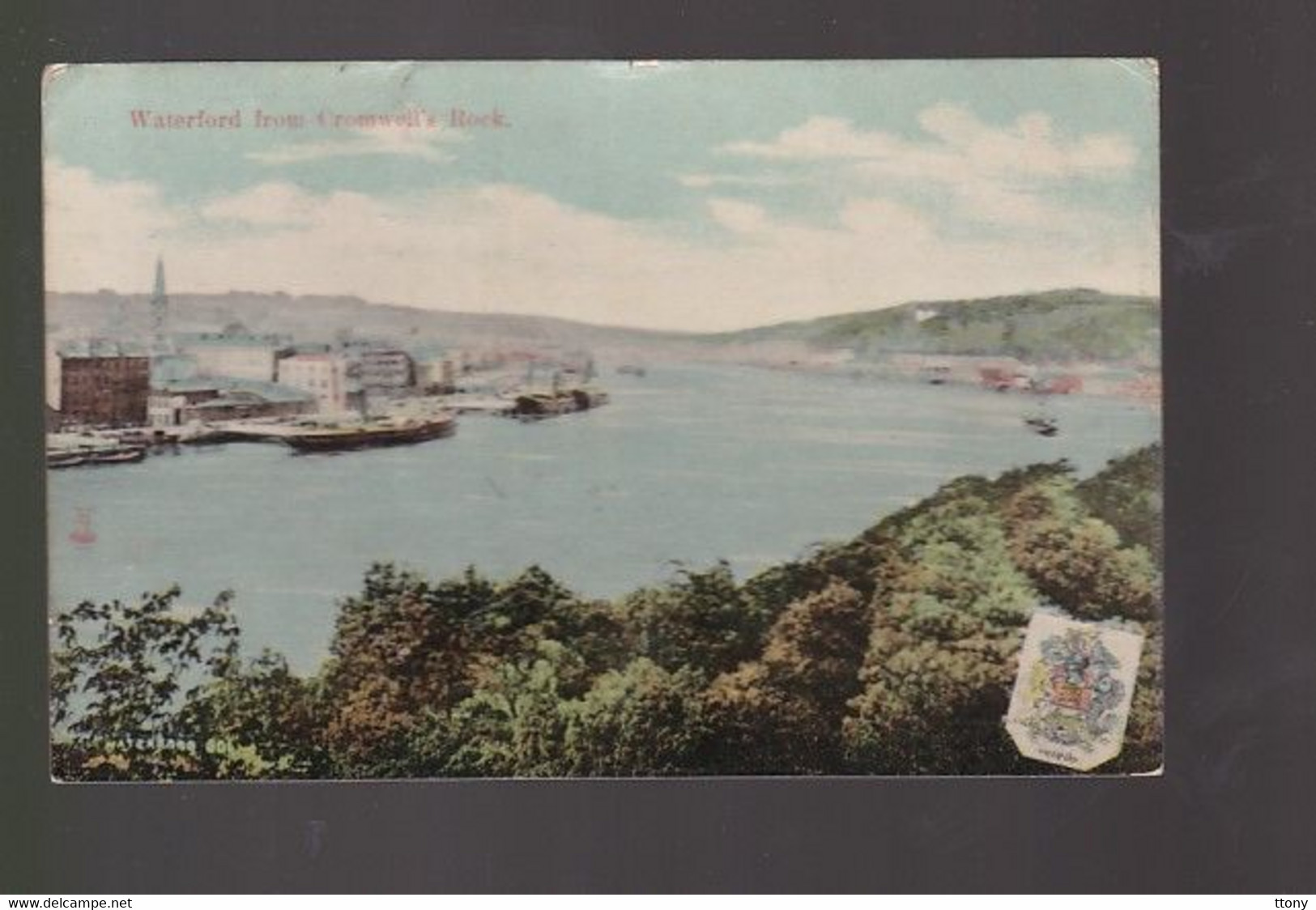 CPA   Waterford   From Cromwell's Rock   Irlande  Année 1909   ( Destination France Havre ) - Waterford