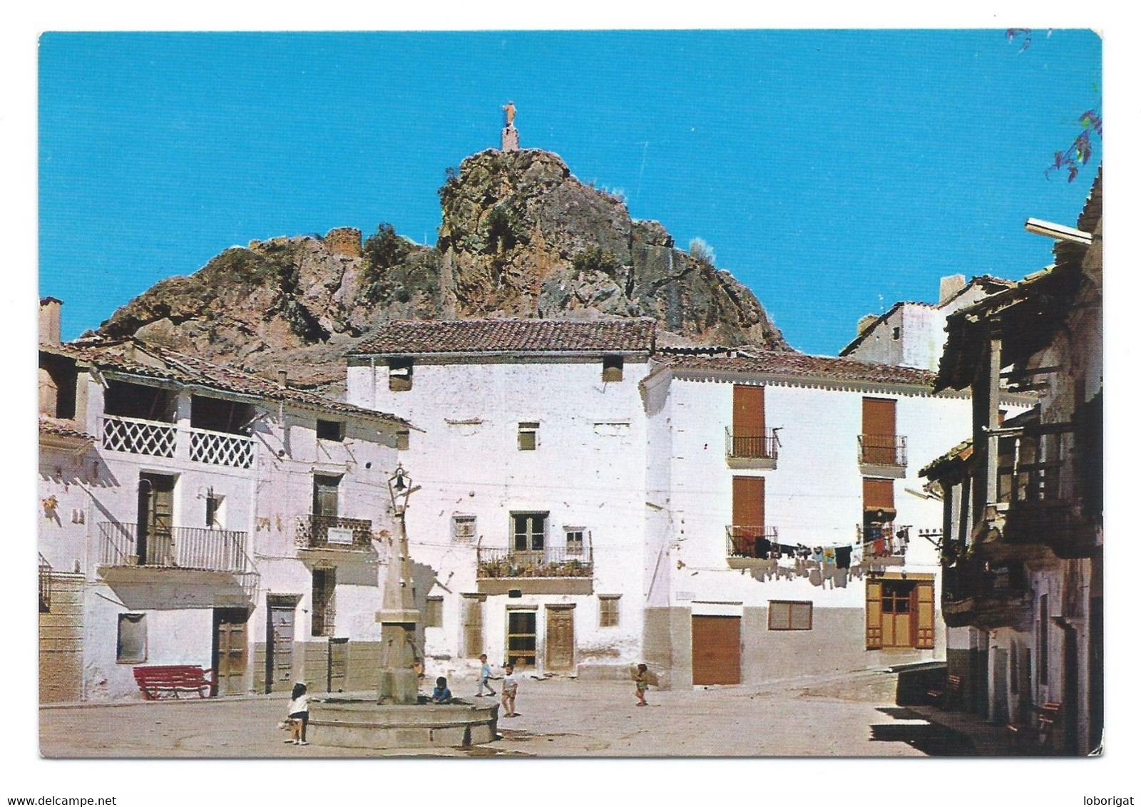 PLAZA DEL CAUDILLO.- PEÑA LOS MAYOS CORAZÓN DE JESÚS.- ENGUIDANOS.- CUENCA.- ( ESPAÑA ). - Cuenca