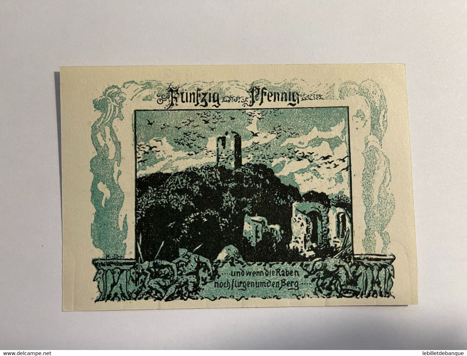 Allemagne Notgeld Frankenhausen 50 Pfennig - Collections