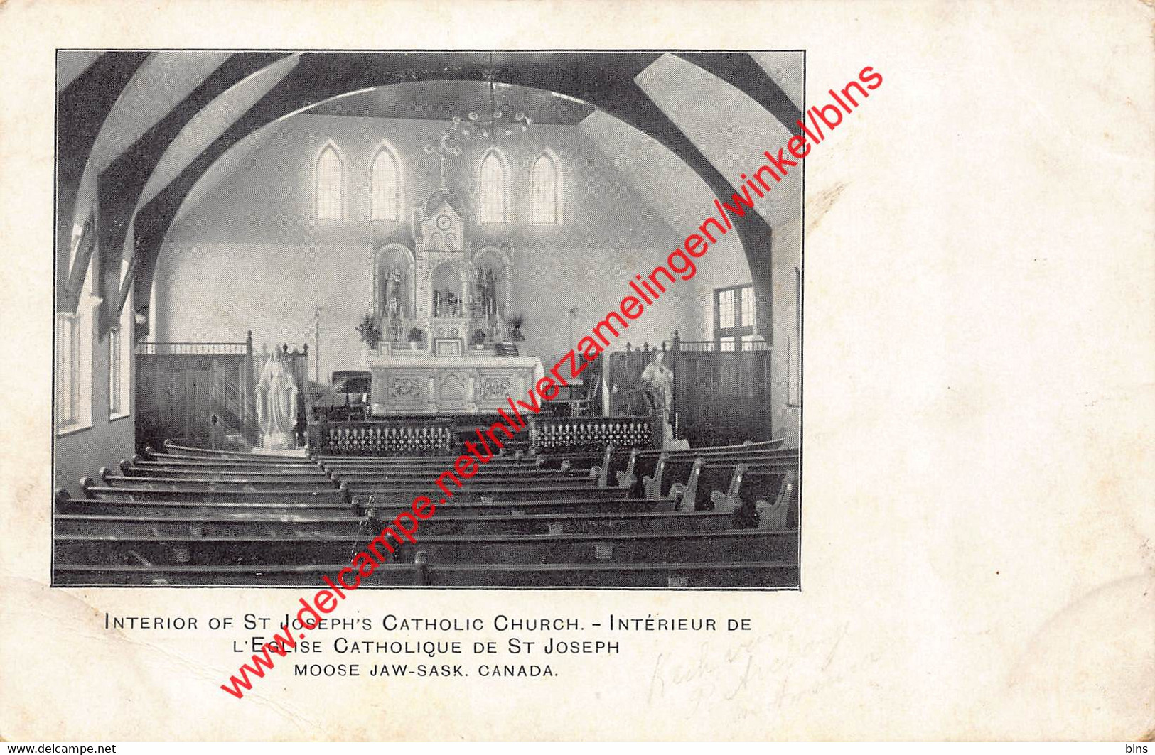 Moose Jaw-Sask - Interior Of St Joseph's Catholic Church - Canada - Autres & Non Classés