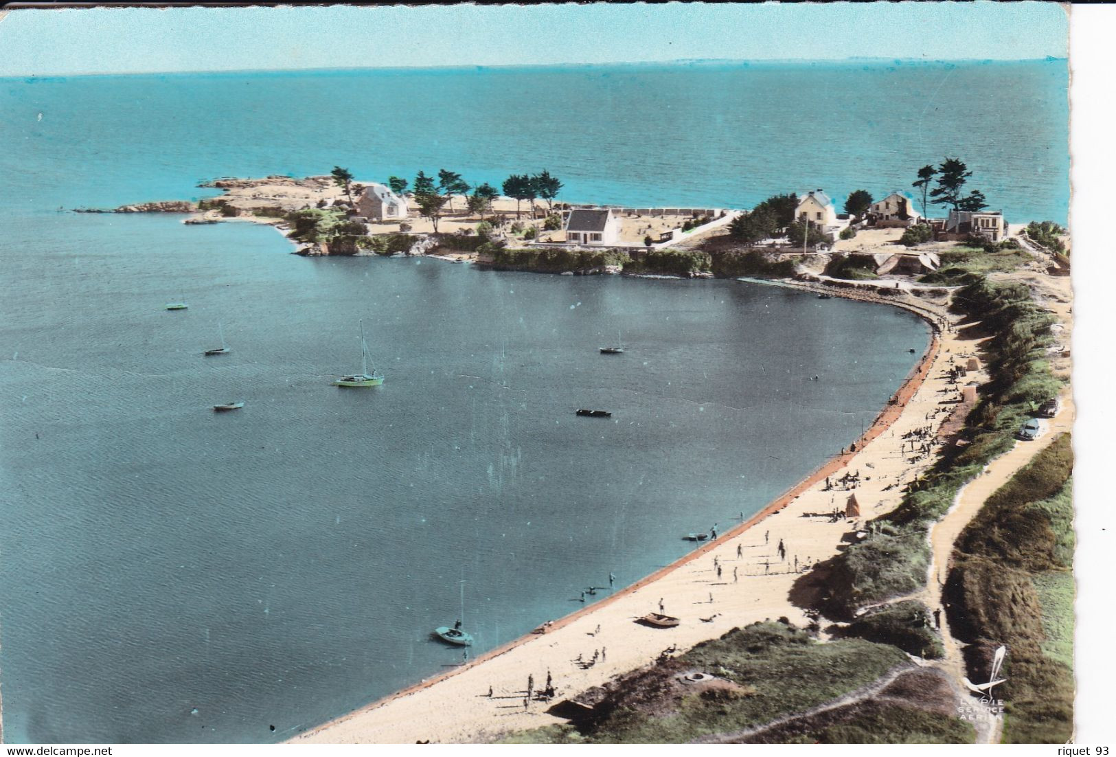 EN AVION AU DESSUS DE ... -  DAMGAN - Plage Et Pointe De Kervoyal - Damgan