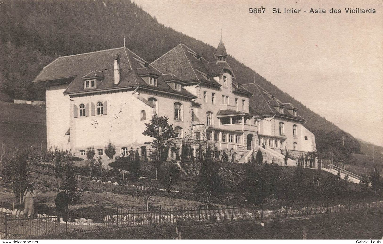 St-Imier Asile Des Vieillards 1911 - Saint-Imier 