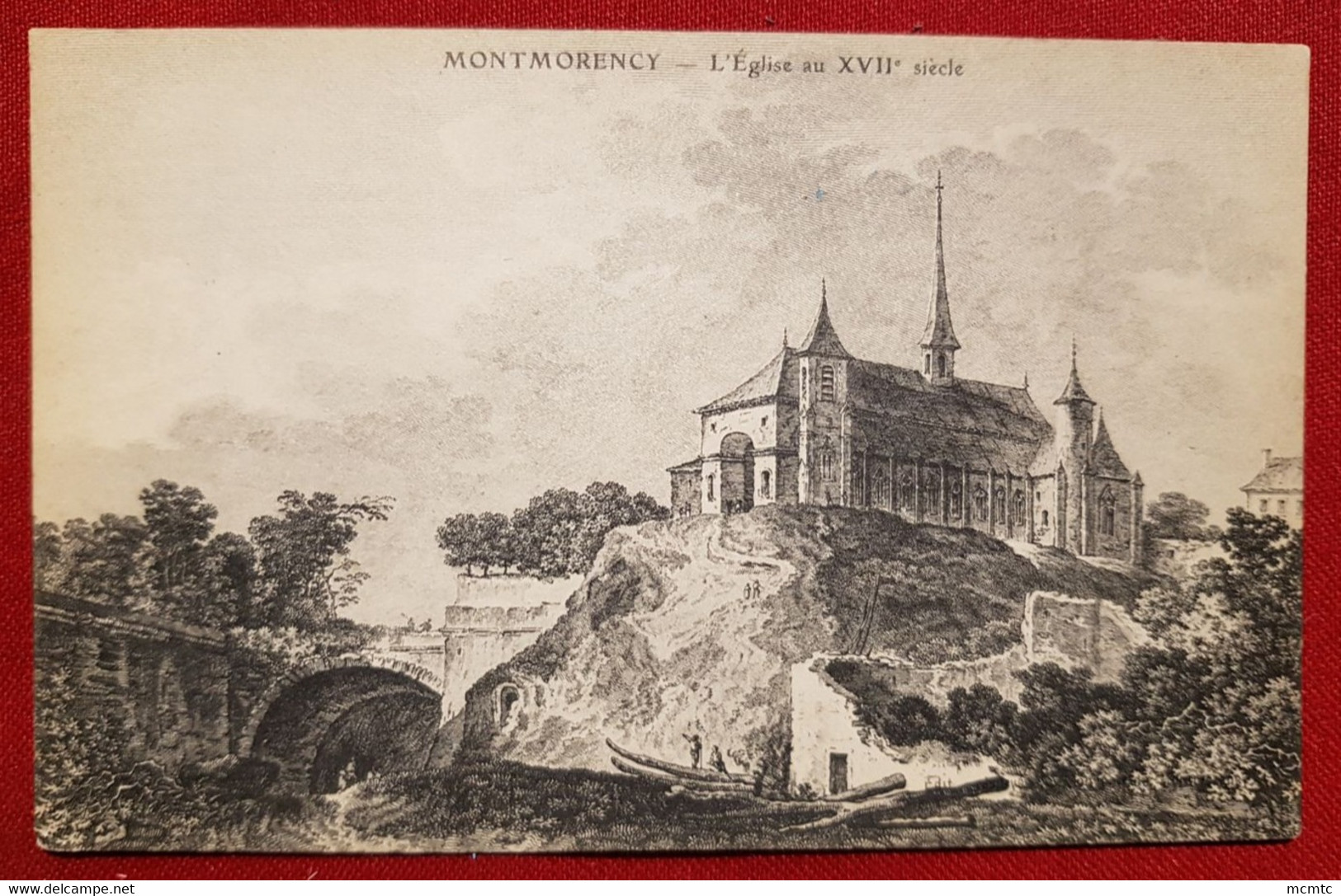 CPA -  Montmorency  - L'église Au XVIIe Siècle - Montmorency