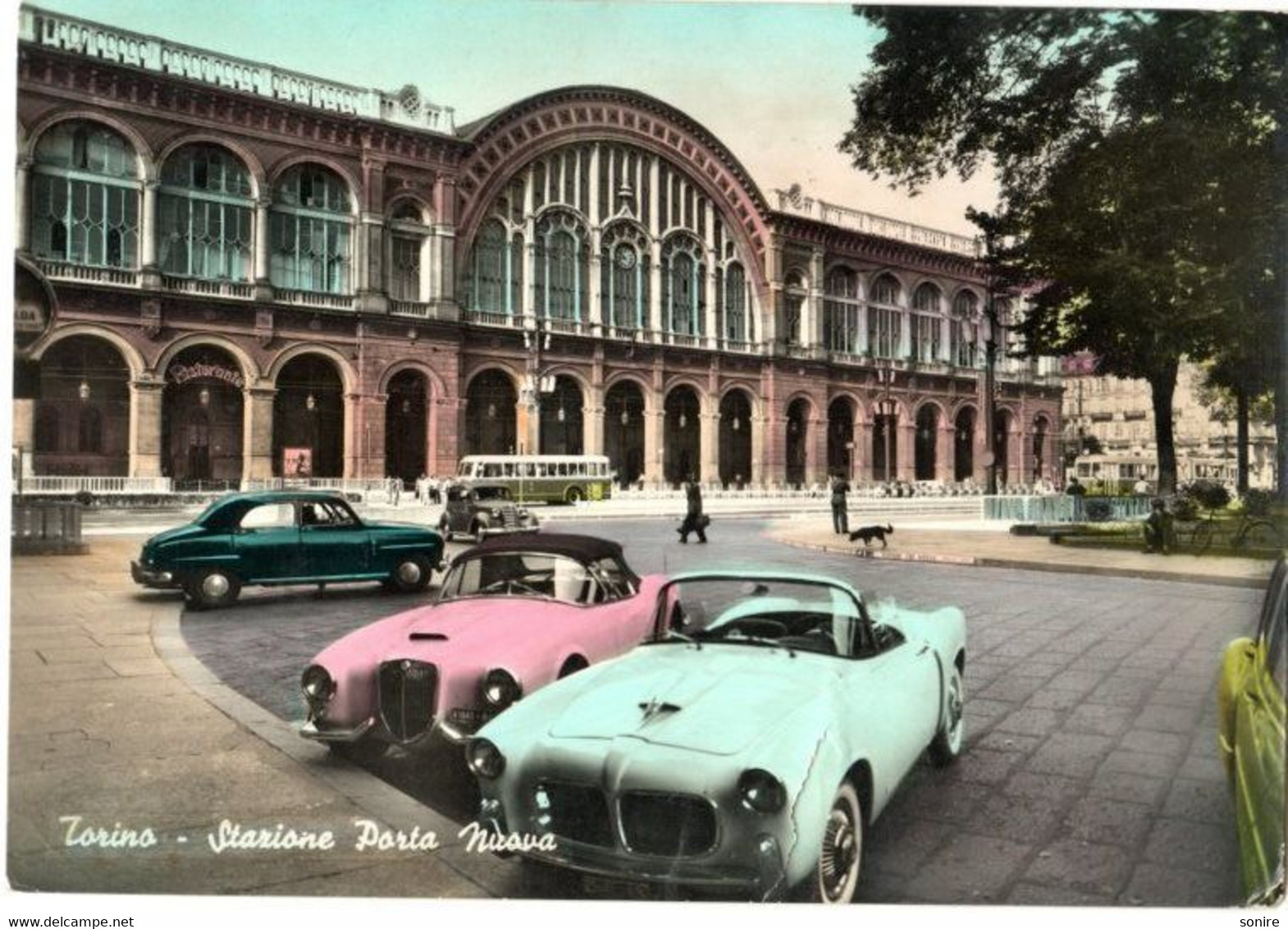 TORINO - STAZIONE PORTA NUOVA  - AUTO CARS PULMAN - VG FG - C5830 - Stazione Porta Nuova