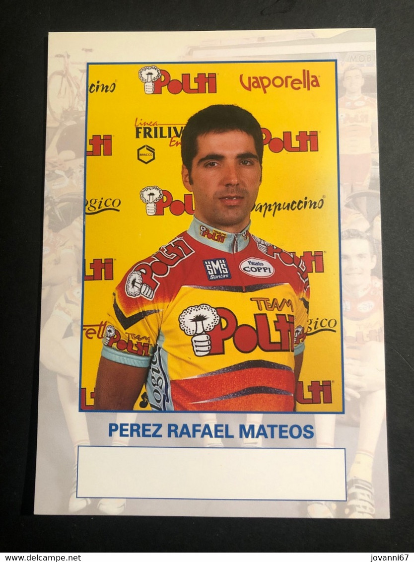 Perez Rafaël Mateos - Polti - 2000 - Carte / Card - Cyclists - Cyclisme - Ciclismo -wielrennen - Ciclismo