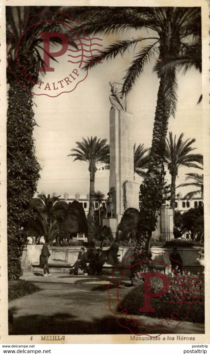 FOTOPOSTAL MELILLA  MONIMENTO A LOS HEROES - Melilla