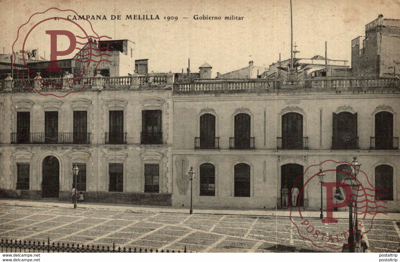 CAMPANA DE MELILLA  1909  GOBIERNO MILITAR - Melilla