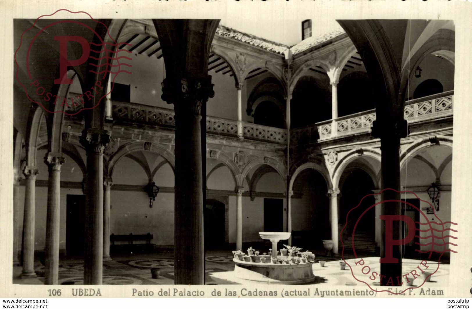 UBEDA (JAEN).- PATIO DEL PALACIO DE LAS CADENAS (ACTUAL AYUNTAMIENTO) - Jaén