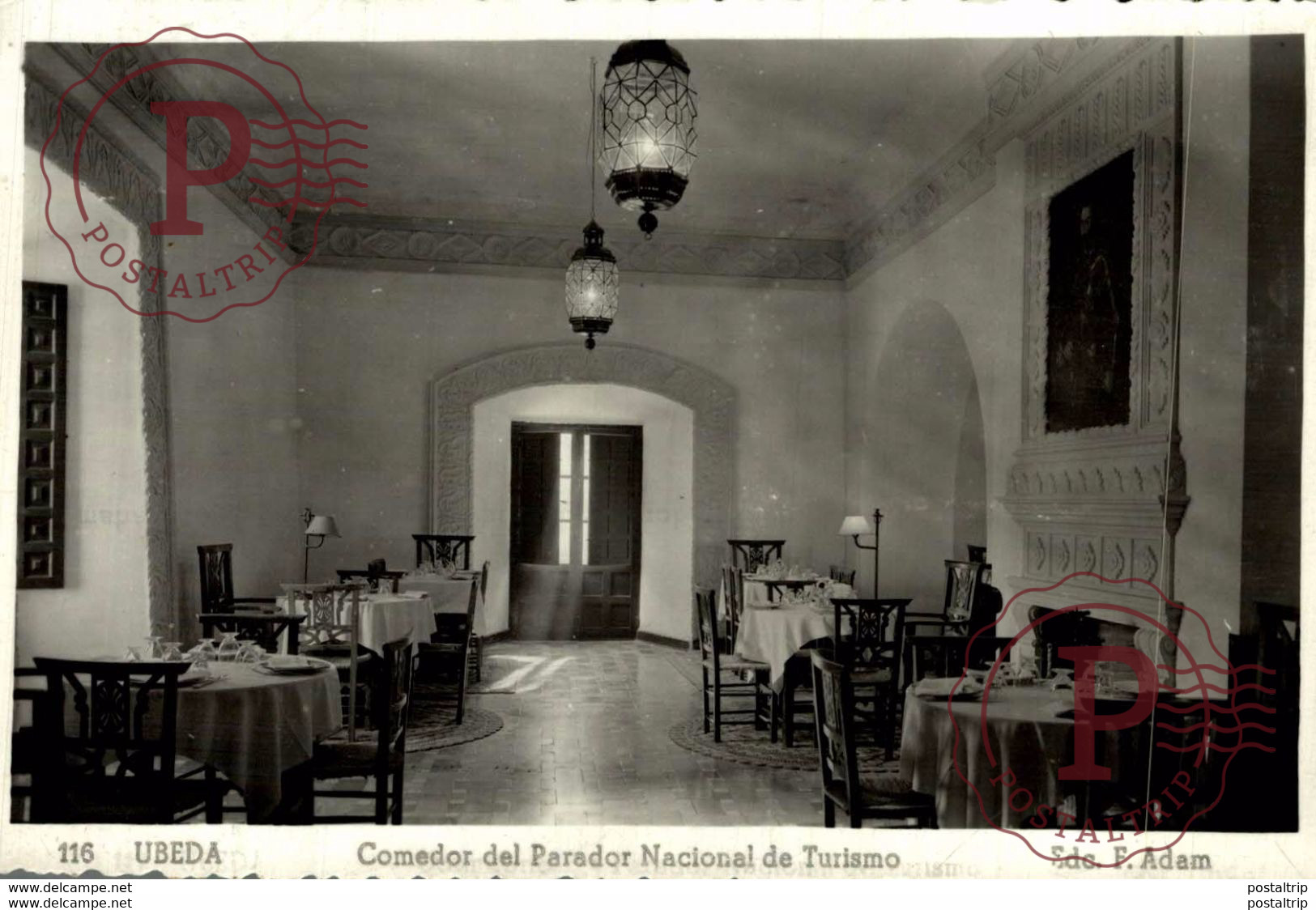 ÚBEDA (JAEN).- COMEDOR DEL PARADOR NACIONAL DE TURISMO - Jaén